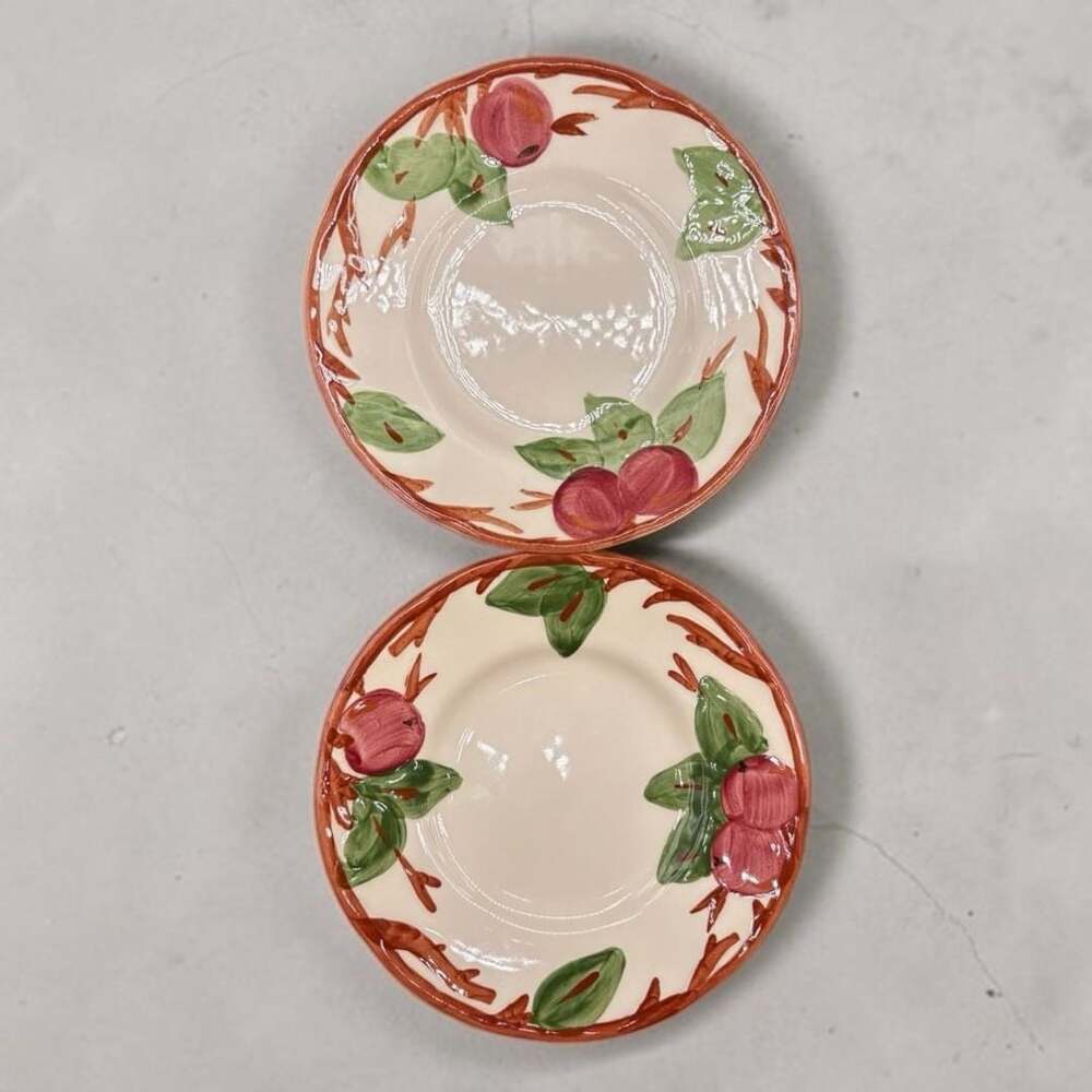 Franciscan Apple Bread And Butter Plate Set Of 2
